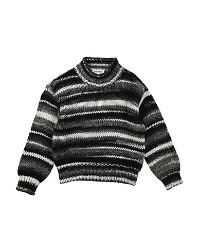 DONDUP Jumper KIDS Black 50% Polyamide, 47% Wool, 3% Metallized polyamide