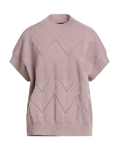 FABIANA FILIPPI Μπλούζα από κασμίρ Αντικέ ροζ 100% Κασμίρι