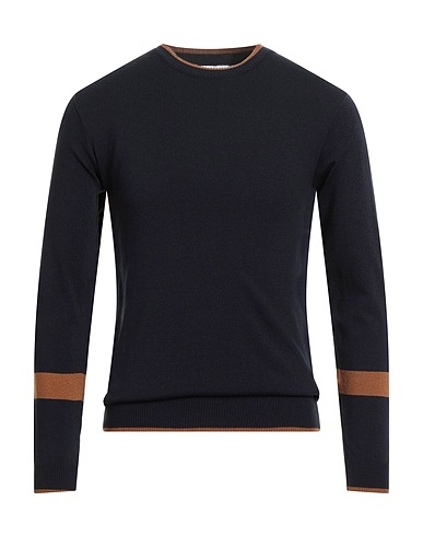ALESSANDRO GILLES Sweater Midnight blue 68% Polyacrylic, 19% Merino Wool, 10% Polyamide, 3% Elastane