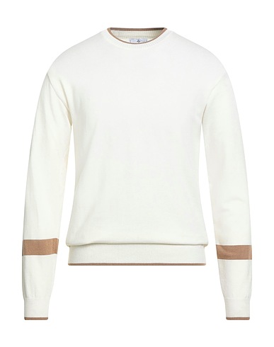 ALESSANDRO GILLES Pullover Panna 68% Poliacrilico, 19% Lana Merino, 10% Poliammide, 3% Elastan