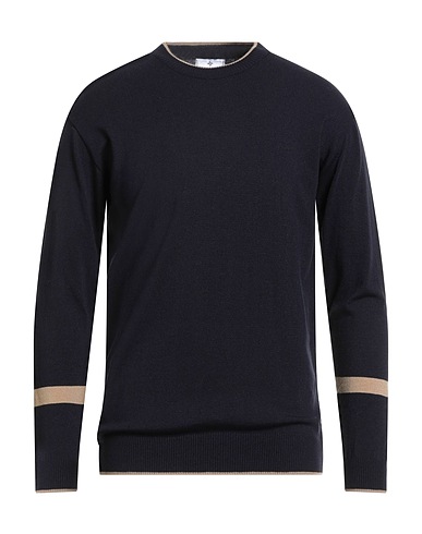 ALESSANDRO GILLES Sweater Navy 68% Polyacrylic, 19% Merino Wool, 10% Polyamide, 3% Elastane