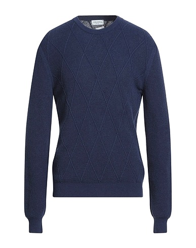 BALLANTYNE Πουλόβερ Σκούρο μπλε της νύχτας 60% Βαμβάκι, 40% Πολυαμίδη