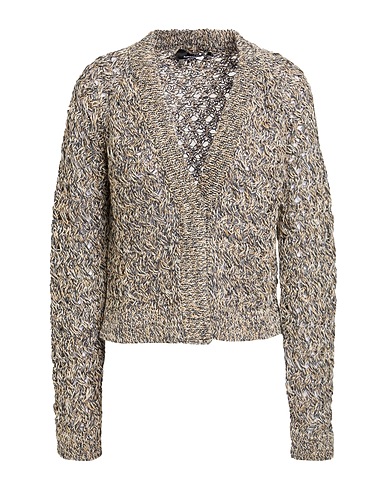 FABIANA FILIPPI Strickjacke 30% Leinen, 25% Baumwolle, 22% Mohairwolle, 21% Synthetische Fasern, 2% Metallfaser