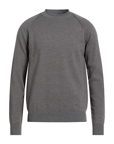 H953 Pullover Maulwurfsgrau 100% Merinowolle