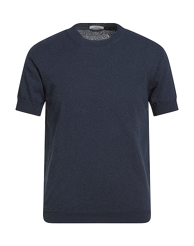 DANIELE FIESOLI Jumper Navy blue 74% Organic cotton, 26% Polyamide