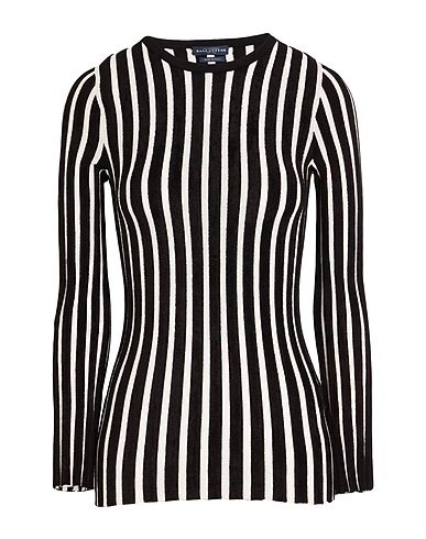 BALLANTYNE Jumper Black 50% Viscose, 25% Cotton, 25% Polyamide