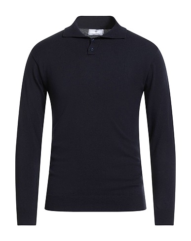 ALESSANDRO GILLES Pullover Nachtblau 68% Merinowolle, 19% Polyacryl, 10% Polyamid, 3% Elastan