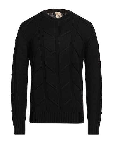 H953 Sweater Black 100% Merino Wool