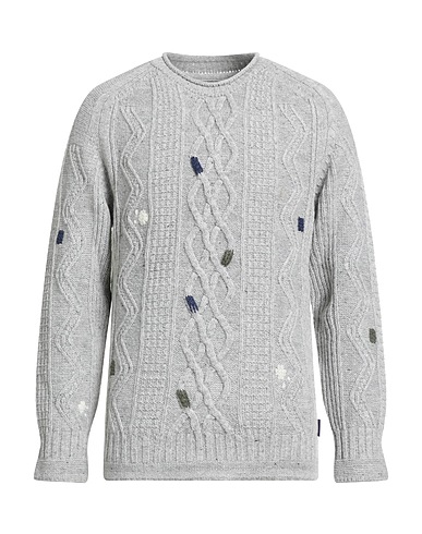 BOB Jersey Gris perla 60% Lana, 30% Poliamida, 10% Lana de alpaca