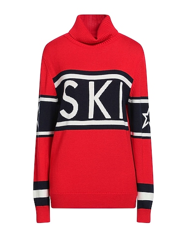 PERFECT MOMENT Водолазка Красный 100% Шерсть мериноса