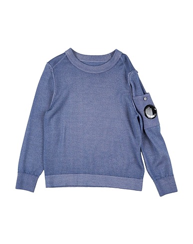 C.P. COMPANY UNDERSIXTEEN Pullover Blu chiaro 100% Lana