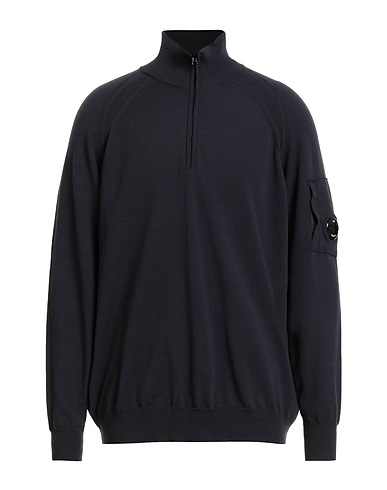 C.P. COMPANY Sweater with zip Charcoal 88% Virgin Wool, 12% Polyester