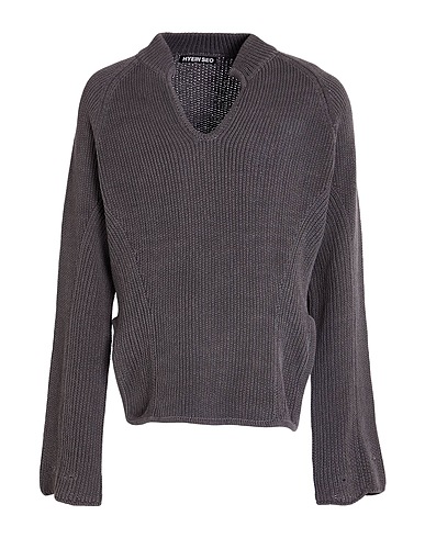 HYEIN SEO Pullover Grau 100% Baumwolle