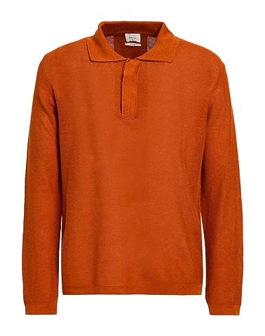 DANIELE FIESOLI Sweater SELEZIONE Rust 55% Silk, 45% Linen