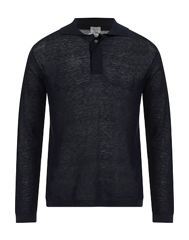 DANIELE FIESOLI Jumper SELEZIONE Navy blue 55% Silk, 45% Linen