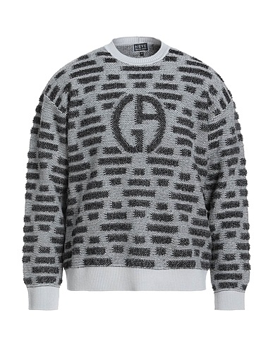 GIORGIO ARMANI Jumper NEVE Light grey 53% Virgin Wool, 38% Viscose, 9% Polyamide