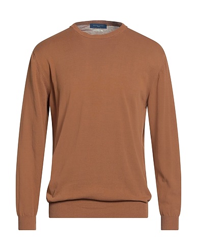 DANIELE FIESOLI Pullover Braun 100% Baumwolle