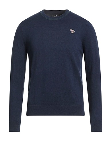 PS PAUL SMITH Jumper Midnight blue 60% Cotton, 30% Nylon, 10% Wool