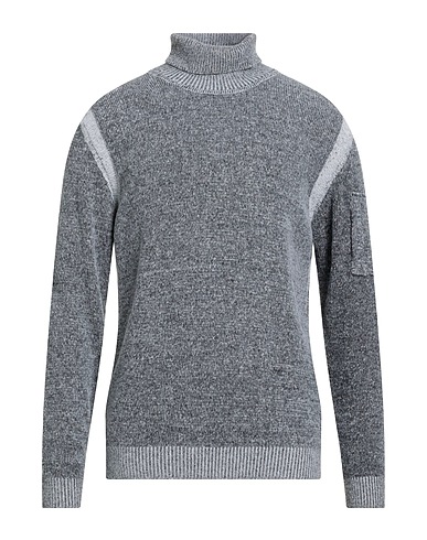 C.P. COMPANY Jumper with zip Grey 67% Polyamide, 32% Wool, 1% Other Fibres