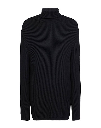 C.P. COMPANY Polo neck 55% Virgin Wool, 45% Polyester