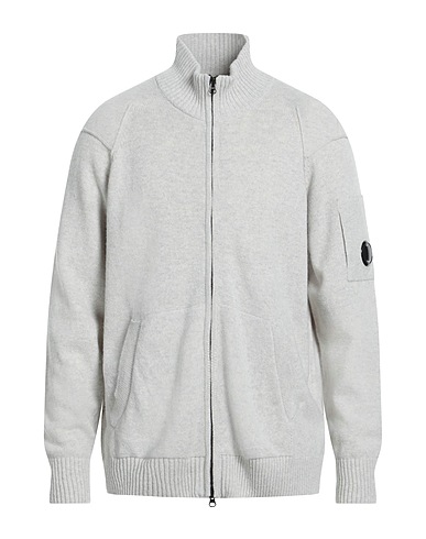 C.P. COMPANY Cardigan Light grey 80% Wool, 20% Polyamide
