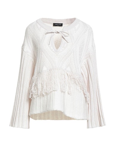 FABIANA FILIPPI Jumper Light grey 61% Cotton, 38% Linen, 1% Polyester