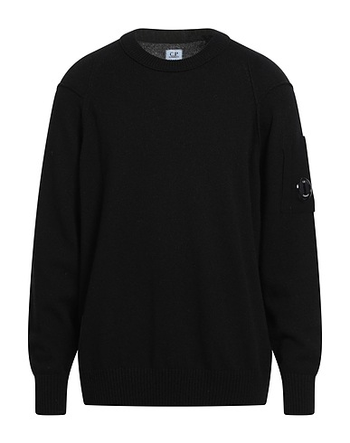 C.P. COMPANY Pullover Nero 80% Lana, 20% Poliammide