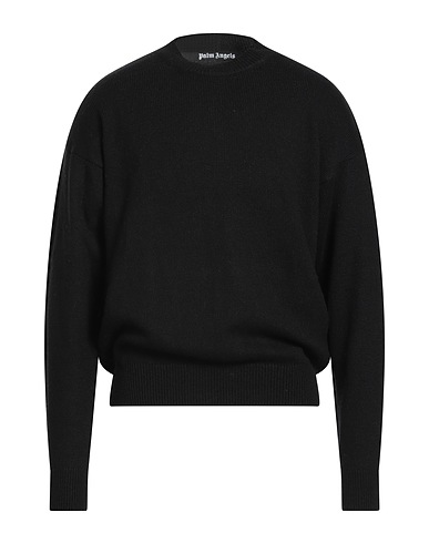 PALM ANGELS Turtleneck Black 40% Merino Wool, 30% Viscose, 20% Polyamide, 10% Cashmere