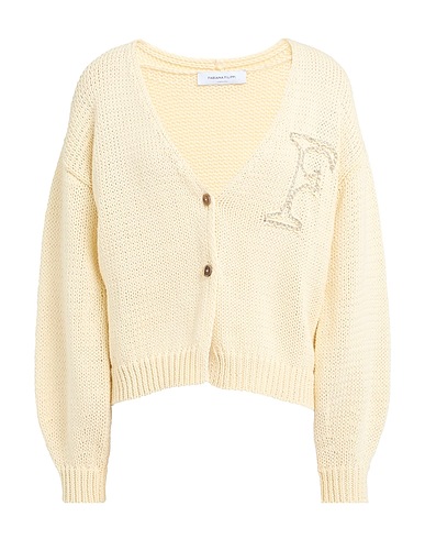 FABIANA FILIPPI Cardigan Cream 100% Cotton, Ecobrass