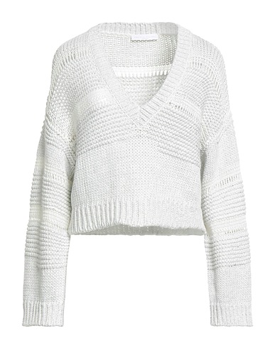 FABIANA FILIPPI Sweater Light grey 95% Cotton, 5% Polyester