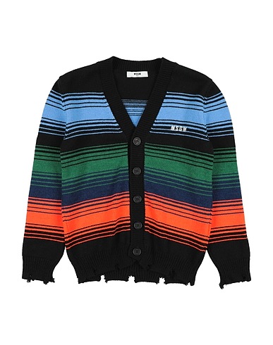 MSGM Cardigan KIDS Black 50% Acrylic, 50% Wool