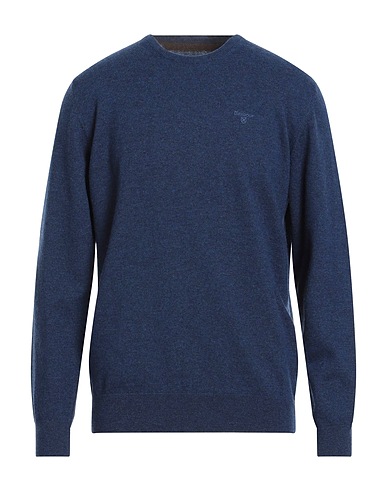 BARBOUR Jumper Blue 100% Wool