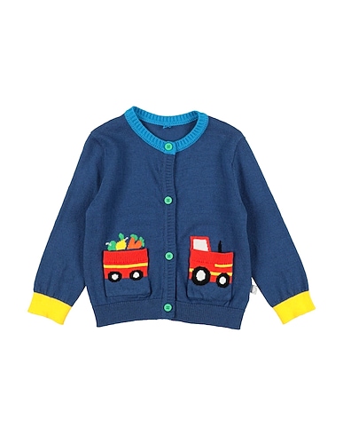 STELLA McCARTNEY KIDS Cardigan Bright blue 95% Cotton, 5% Wool