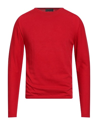 LUCQUES Jumper Red 100% Cotton
