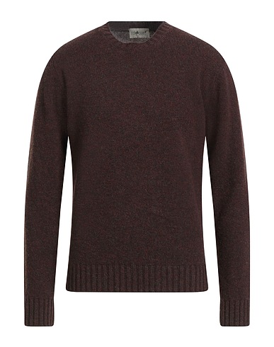 IRISH CRONE Pullover Testa di moro 100% Lana