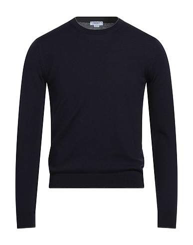 SEVENTY VENEZIA Jumper Navy blue 100% Virgin Wool