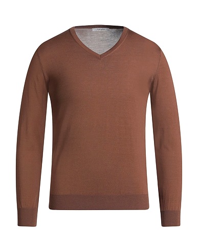 KANGRA Sweater Brown 60% Silk, 40% Cotton