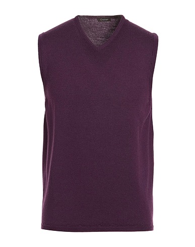 CRUCIANI Jumper Dark purple 100% Wool