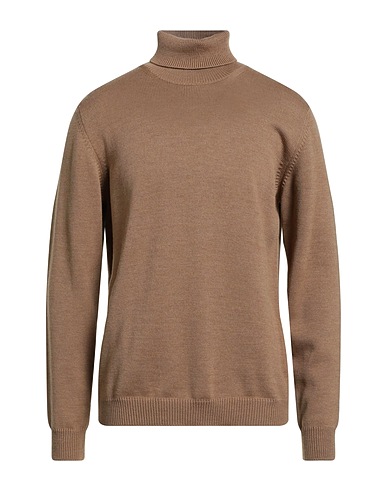 NUUR Rollkragenpullover Kamel 100% Merinowolle