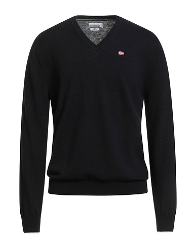 NAPAPIJRI Πουλόβερ Μαύρο 100% Μαλλί μερινός