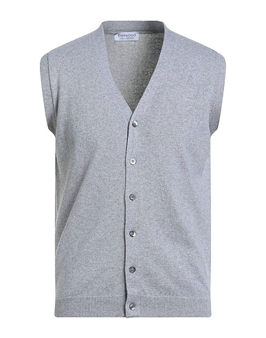 BELLWOOD 가디건 그레이 50% 캐시미어, 50% 실크