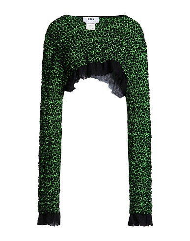 MSGM Sweater Black 24% Synthetic fibers, 22% Polyamide, 21% Merino Wool, 18% Acrylic, 15% Alpaca wool