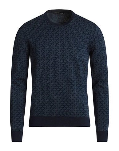 MICHAEL KORS MENS Πουλόβερ Σκούρο μπλε της νύχτας 100% Βαμβάκι