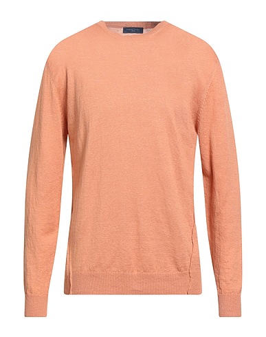 DANIELE FIESOLI Sweater Apricot 65% Linen, 35% Cotton