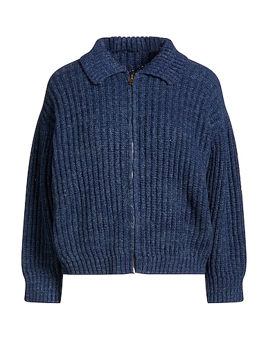 MAISON MARGIELA Cardigan Blue 38% Virgin Wool, 34% Linen, 28% Polyester
