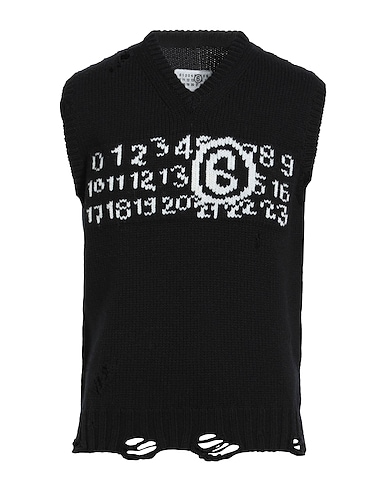 MM6 MAISON MARGIELA Noir 100% Laine vierge