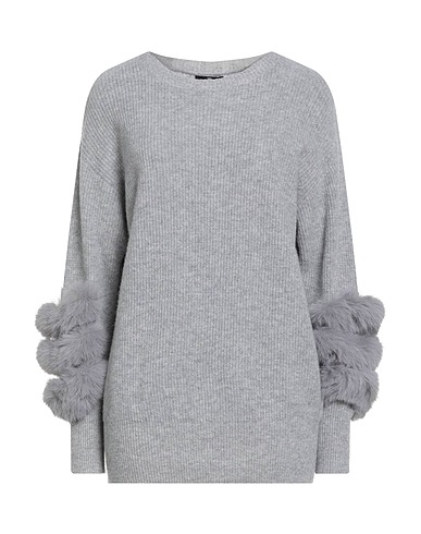 M& Paris Maglia in Cachemire Grigio chiaro 100% Cachemire