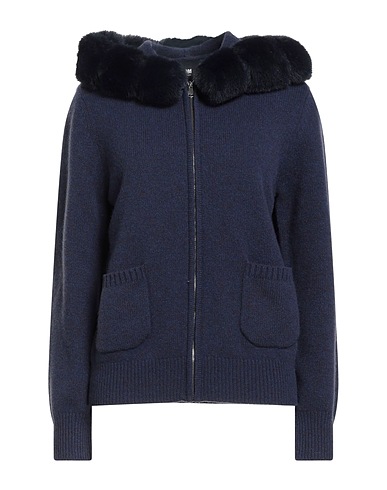 M& Paris Cardigan Navy 100% Cashmere