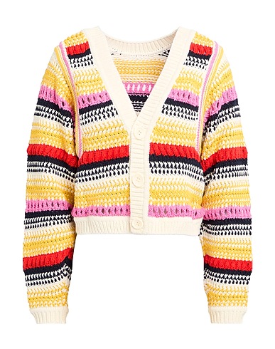 BA&SH Cardigan Yellow 72% Cotton, 28% Polyamide