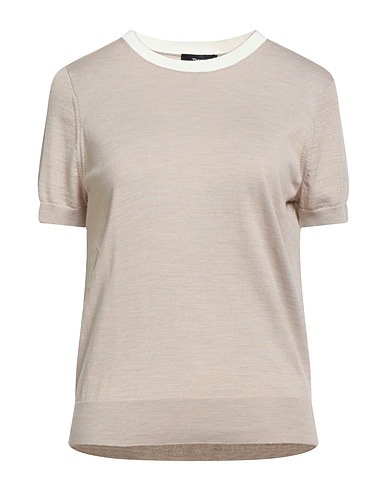 THEORY Jumper Beige 95% Wool, 5% Other Fibres